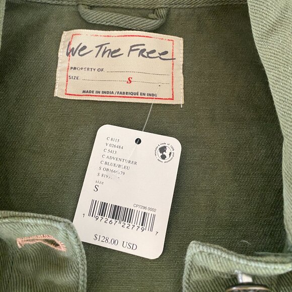 NWT Free People We the Free Madison City Denim Jacket size S ✨ - Picture 2 of 10